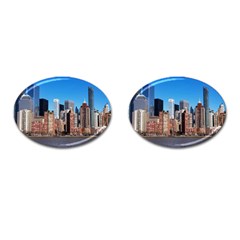 Skyscraper Architecture City Cufflinks (oval) by Simbadda