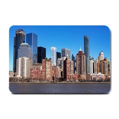 Skyscraper Architecture City Small Doormat  by Simbadda