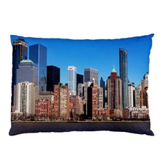 Skyscraper Architecture City Pillow Case by Simbadda