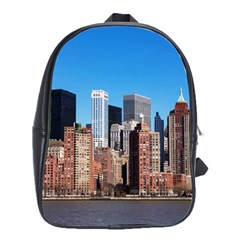 Skyscraper Architecture City School Bag (large) by Simbadda