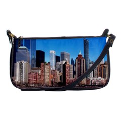 Skyscraper Architecture City Shoulder Clutch Bags by Simbadda