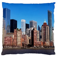 Skyscraper Architecture City Standard Flano Cushion Case (one Side) by Simbadda