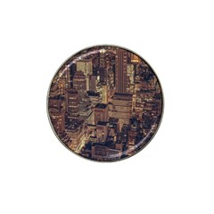 New York City Skyline Nyc Hat Clip Ball Marker by Simbadda