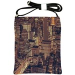 New York City Skyline Nyc Shoulder Sling Bags Front