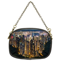 Panorama Urban Landscape Town Center Chain Purses (two Sides)  by Simbadda