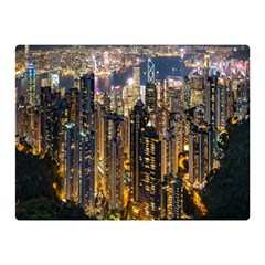 Panorama Urban Landscape Town Center Double Sided Flano Blanket (mini)  by Simbadda