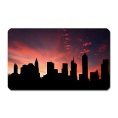 Skyline Panoramic City Architecture Magnet (rectangular) by Simbadda