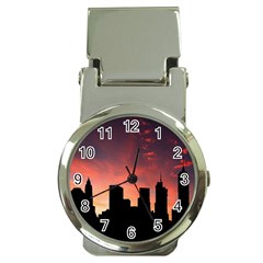 Skyline Panoramic City Architecture Money Clip Watches by Simbadda