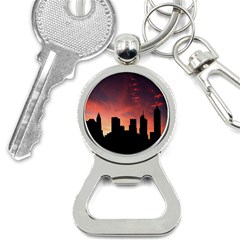 Skyline Panoramic City Architecture Button Necklaces by Simbadda