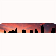 Skyline Panoramic City Architecture Small Bar Mats by Simbadda