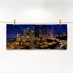 Skyline Downtown Seattle Cityscape Cosmetic Storage Cases by Simbadda