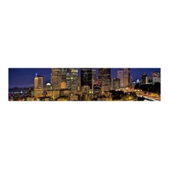 Skyline Downtown Seattle Cityscape Velvet Scrunchie by Simbadda