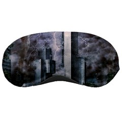 Digital Art City Cities Urban Sleeping Masks