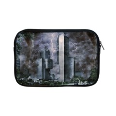 Digital Art City Cities Urban Apple Ipad Mini Zipper Cases by Simbadda