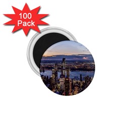 Panoramic City Water Travel 1 75  Magnets (100 Pack)  by Simbadda