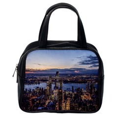 Panoramic City Water Travel Classic Handbags (one Side) by Simbadda