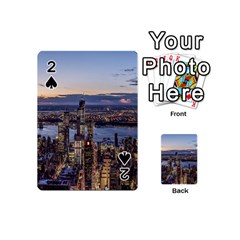 Panoramic City Water Travel Playing Cards 54 (mini)  by Simbadda