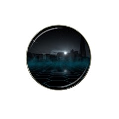 Skyline Night Star Sky Moon Sickle Hat Clip Ball Marker by Simbadda