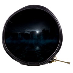 Skyline Night Star Sky Moon Sickle Mini Makeup Bags by Simbadda