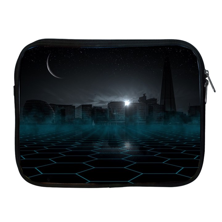 Skyline Night Star Sky Moon Sickle Apple iPad 2/3/4 Zipper Cases