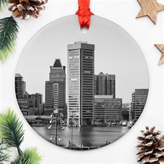 Architecture City Skyscraper Ornament (round) by Simbadda