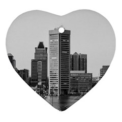 Architecture City Skyscraper Ornament (heart) by Simbadda