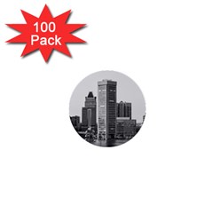 Architecture City Skyscraper 1  Mini Buttons (100 Pack)  by Simbadda