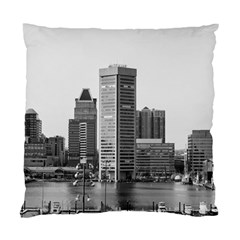 Architecture City Skyscraper Standard Cushion Case (two Sides) by Simbadda