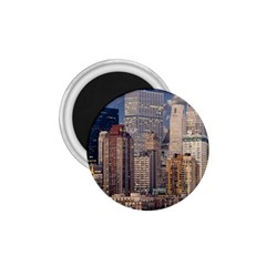 New York Skyline Manhattan Hudson 1 75  Magnets by Simbadda