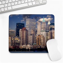 New York Skyline Manhattan Hudson Large Mousepads by Simbadda