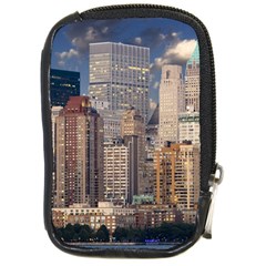 New York Skyline Manhattan Hudson Compact Camera Cases by Simbadda