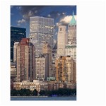 New York Skyline Manhattan Hudson Small Garden Flag (Two Sides) Front