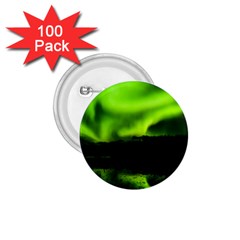 Aurora Borealis Northern Lights Sky 1 75  Buttons (100 Pack)  by Simbadda