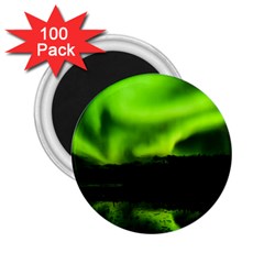 Aurora Borealis Northern Lights Sky 2 25  Magnets (100 Pack)  by Simbadda