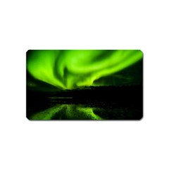 Aurora Borealis Northern Lights Sky Magnet (name Card) by Simbadda