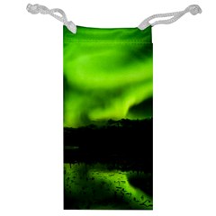 Aurora Borealis Northern Lights Sky Jewelry Bag by Simbadda