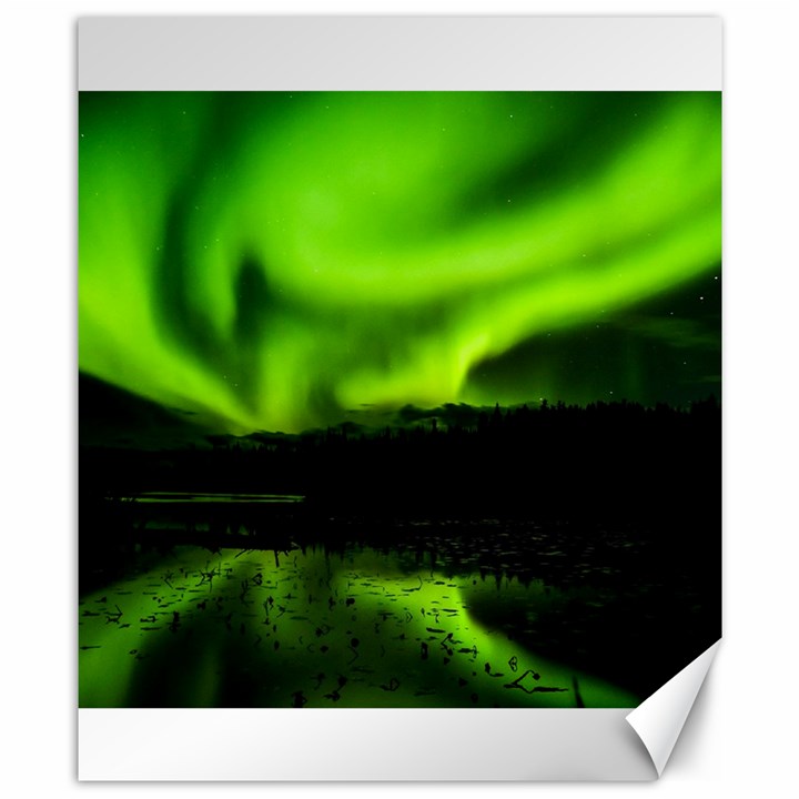 Aurora Borealis Northern Lights Sky Canvas 8  x 10 