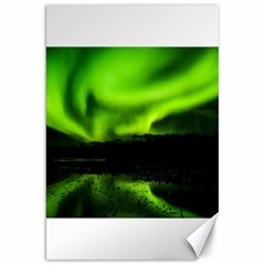 Aurora Borealis Northern Lights Sky Canvas 20  X 30   by Simbadda