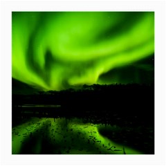 Aurora Borealis Northern Lights Sky Medium Glasses Cloth (2-side) by Simbadda