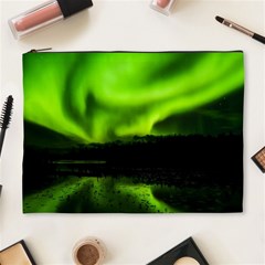 Aurora Borealis Northern Lights Sky Cosmetic Bag (xl) by Simbadda