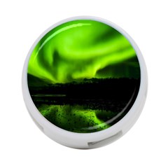 Aurora Borealis Northern Lights Sky 4-port Usb Hub (two Sides)  by Simbadda