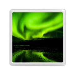 Aurora Borealis Northern Lights Sky Memory Card Reader (square)  by Simbadda