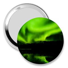 Aurora Borealis Northern Lights Sky 3  Handbag Mirrors by Simbadda