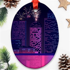 Architecture Home Skyscraper Ornament (oval) by Simbadda