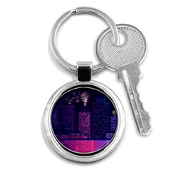 Architecture Home Skyscraper Key Chains (round)  by Simbadda