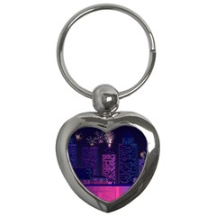 Architecture Home Skyscraper Key Chains (heart) 