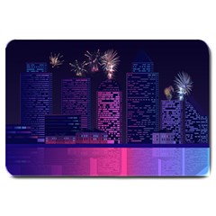 Architecture Home Skyscraper Large Doormat  by Simbadda