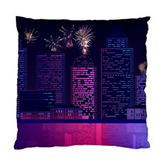 Architecture Home Skyscraper Standard Cushion Case (one Side) by Simbadda