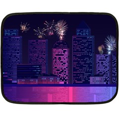 Architecture Home Skyscraper Fleece Blanket (mini) by Simbadda