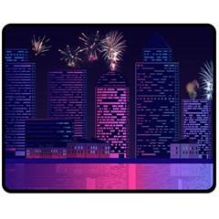 Architecture Home Skyscraper Fleece Blanket (medium)  by Simbadda